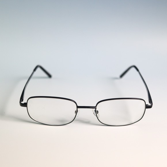 Peachtree 7719 Eyeglasses Capri Black 56-19 145 slim frame rectangle rim N5 - Picture 2 of 11